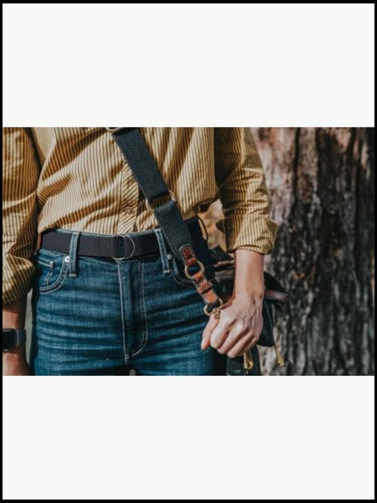 Canvas Casual Belt with Zinc Alloy Double D-Ring Buckle main image 6